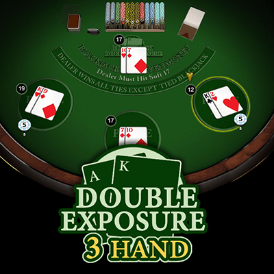 3 Hand Blackjack Double Exposure